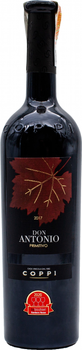 Вино Coppi Don Antonio Primitivo красное сухое 14.5% 0.75 л (8033028260196)