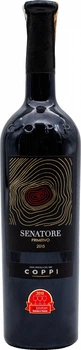 Вино Coppi Senatore Primitivo червоне сухе 13.5% 0.75 л (8033028260042)