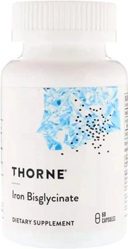 Железо Thorne Research Iron Bisglycinate 25 мг 60 капсул (693749003458)