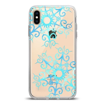 Чехол силиконовый для Apple iPhone (Удивительные снежинки) Xs Max айфон макс silicone case (767580197)