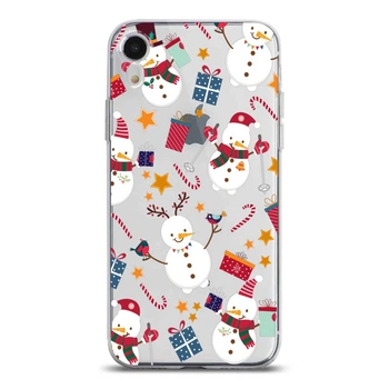 Чехол силиконовый для Apple iPhone (Забавный снеговик) Xr айфон silicone case (767628357)