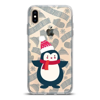 Чехол силиконовый для Apple iPhone (Симпатичный пингвиненок) Xs Max айфон макс silicone case (767628777)