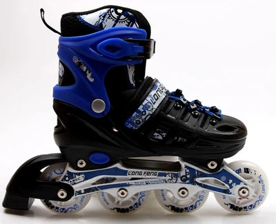Раздвижные детские ролики Scale Sports, размер 29-33, Синие