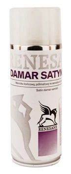 Лак-аерозоль Renesans дамарний сатиновий 400 мл