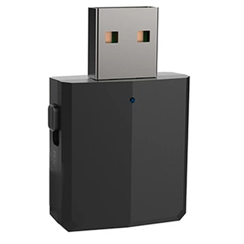 Аудіо адаптер Bluetooth 5.0 U&P ZF-169 Plus Black (ZF-169Pb)
