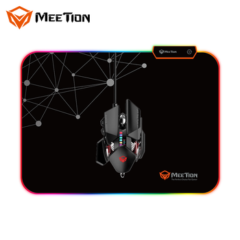 Игровая поверхность для мыши с подсветкой MEETION Backlit Gaming Mouse Pad RGB MT-PD120 black