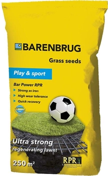 Смесь семян газонных трав Barenbrug Bar Power RPR Play & Sport Спортивная быстро регенерирующая 5 кг (8718911070358)