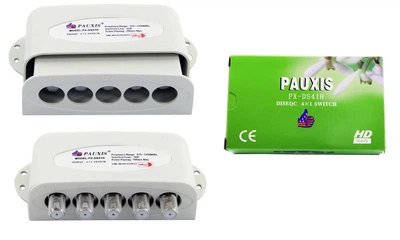 Спутниковый коммутатор PAUXIS PX-DS41H DISEqC&nbsp;4х1 в кожухе