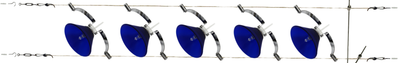 Светильник струнный Brille HTL-76/5 Blue (176244)