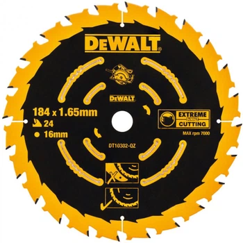 Диск пильный DeWALT DT10302 184мм 24