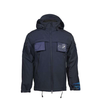 Куртка для поліції Soft Shell темно синя Pancer Protection (54)
