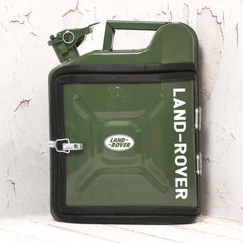 Подарок для мужчин Канистра-бар 10 л с маркой авто Land Rover + 2 стакана в подарок Shop Monkeys (KA-Land Rover-4011)