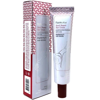 Восстанавливающий крем для кожи вокруг глаз с муцином улитки Farmstay Snail Repair Eye Cream 40 мл (8809469772457)