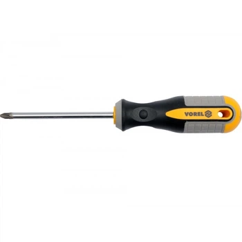 Отвертка крестовая VOREL: 'Philips' PH1 х 100 мм, V-60964