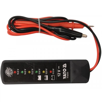 Тестер напряжения аккумуляторов YATO YT-83101