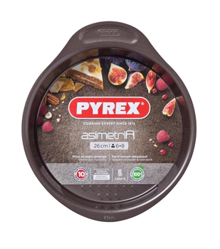 Форма круглая для выпечки Pyrex Asimetria 2 см Круглая Коричневая (AS26BA0/7146)