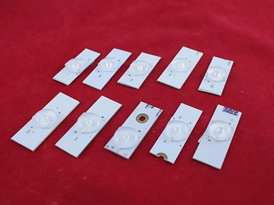 10x LED сегмент 3В KeChun для планки лампы подсветки ЖК телевизора (115637)
