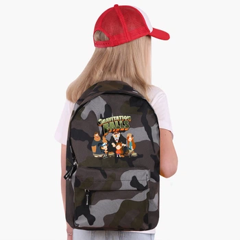 Рюкзак детский Гравити Фолз (Gravity Falls) (9263-2628) 17 л Камуфляж