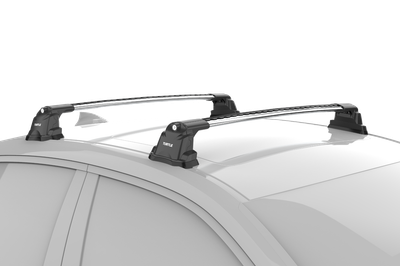 Багажник в штатні місця Turtle AIR3 Premium для Mercedes-Benz A-Class W169 2005-2012 Срібний