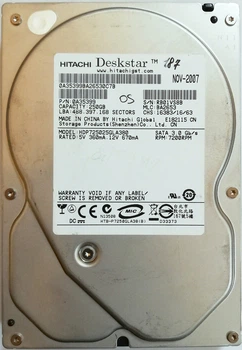 Жесткий диск для компьютера Hitachi Deskstar 250GB 3.5" 8MB 7200rpm 3Gb/s (HDP725025GLA380) SATAII Б/У