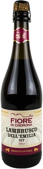 Вино напівгристе Vinicola Decordi Fiore di Cremona Lambrusco Dell`Emilia IGT Rosso напівсолодке червоне 0.75 л 8% (8008820161736)