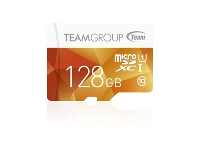 Карта памяти MicroSDXC 128GB UHS-I Team Color Yellow (TCUSDX128GUHS02)