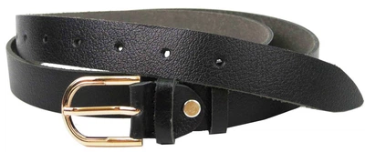 Женский кожаный ремень Skipper 1374-25 черный