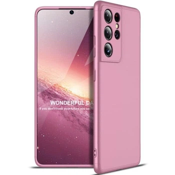 Захисний чохол GKK Double Dip Case для Samsung Galaxy S21 Ultra (G998) - Rose Gold