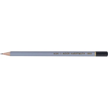 Карандаш графитный Koh-i-Noor 5В без ластика корпус Серый (1860.5B)