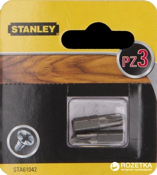 Бита Stanley PZ 3 x 25 мм 2 шт (STA61042)