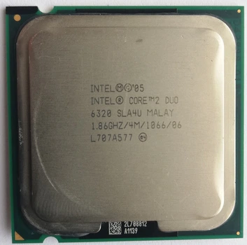 Процесор Intel Core 2 Duo E6320 B2 SLA4U 1.86 GHz 4M Cache 1066 MHz FSB Socket 775 Б/У