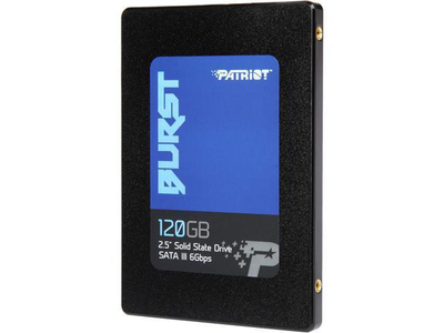 SSD накопитель 120 ГБ Patriot (2.5", TLC, SATAIII, PBU120GS25SSDR) Б/У