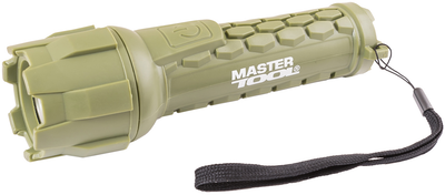 Фонарь водонепроницаемый Mastertool 180 х 55 мм, CREE LED, IP66, 2 x AA, PP + PVC (94-0802)