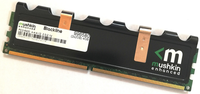 Игровая оперативная память Mushkin Blackline DDR2 2Gb 800MHz PC2 6400U CL4 (996580) Б/У