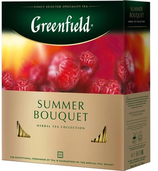 Чай пакетированный Greenfield Summer Bouquet 100 шт x 2 г (4823096806617)