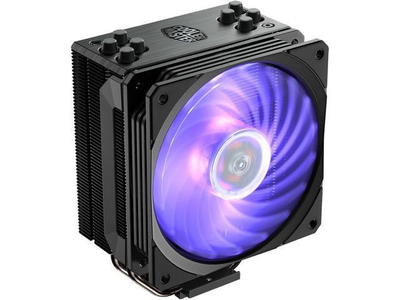 Кулер процессорный Cooler Master Hyper 212 RGB Black Edition (RR-212S-20PC-R1), Intel:2066/2011-3/2011/1366/1156/1155/1150, AMD:FM2+/FM2/FM1/AM3+/AM3/AM2+/AM2/AM4, 158.8x120x79.6, 4-pin