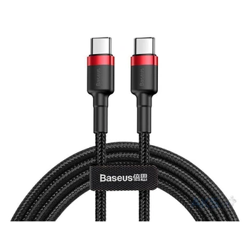 Кабель Baseus Cafule USB Cable Type-C-Type-C 3A 2m Red+Black (CATKLF-H91)
