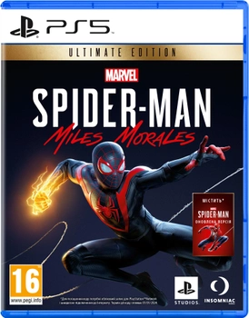 Гра Marvel Spider-Man: Miles Morales Ultimate Edition для PS5 (Blu-ray диск, Russian version)
