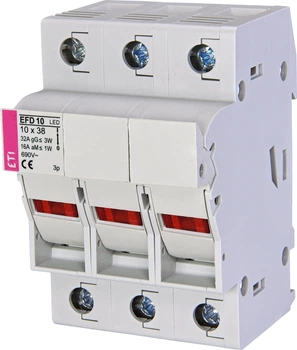Роз'єднувач запобіжника ETI EFD 10 LED 3p 32А 690В 2540014