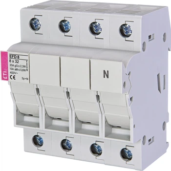 Роз'єднувач запобіжника ETI EFD 8 3p+N 20А 400В 2520005