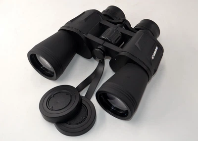 Бинокль Canon 20x50 влагозащищенный с прорезиненным корпусом кратность 20х Черный (10490)