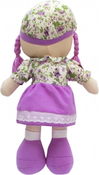 Кукла Devilon мягконабивная с вышитым лицом 36 см Сиреневая (5102681860852)