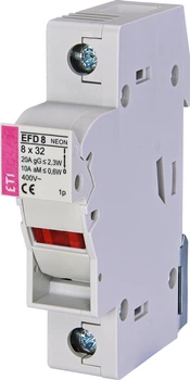 Роз'єднувач запобіжника ETI EFD 8 NEON 1p 20А 400В 2520021