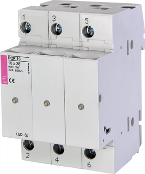 Роз'єднувач запобіжника ETI PCF 10 LED 3p 32А 690В 2550014