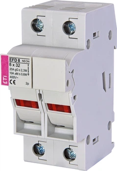 Роз'єднувач запобіжника ETI EFD 8 NEON 2p 20А 400В 2520023
