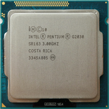 Процесор Intel Pentium Dual Core G2030 3.00GHz/3MB/5GT/s (SR163) s1155, tray