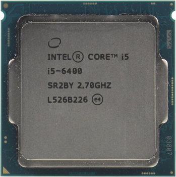 Процесор Intel Core i5-6400 2.7GHz/6MB/8GT/s (SR2BY) s1151, tray