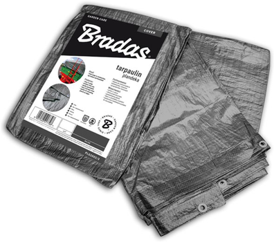 Тент Bradas усиленный 3х4 м 200 г/м² Gray (PLG2003/4)