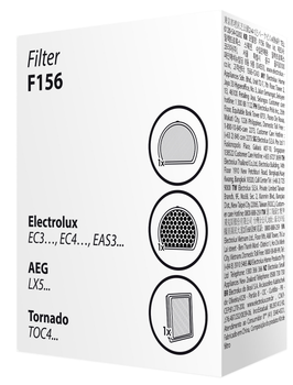 Набір фільтрів для пилососа ELECTROLUX F156
