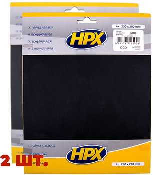 Абразивні аркуші HPX P600 для вологого шліфування 8 шт. (KOMPLEKT_235934)